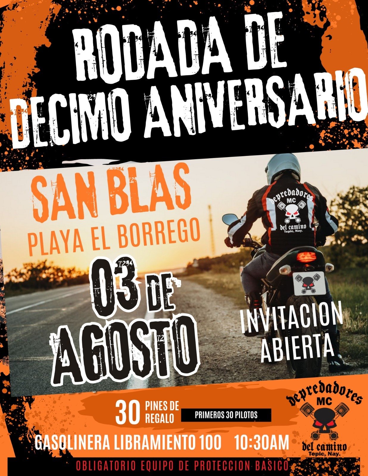 rodada 10mo aniversario depredadores mc